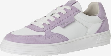 TAMARIS Sneakers laag in Lila: voorkant