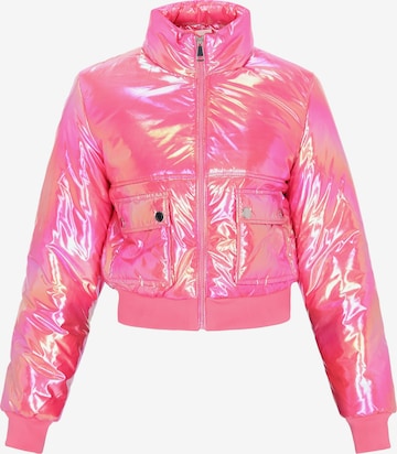 MYMO - Casaco meia-estação em rosa: frente