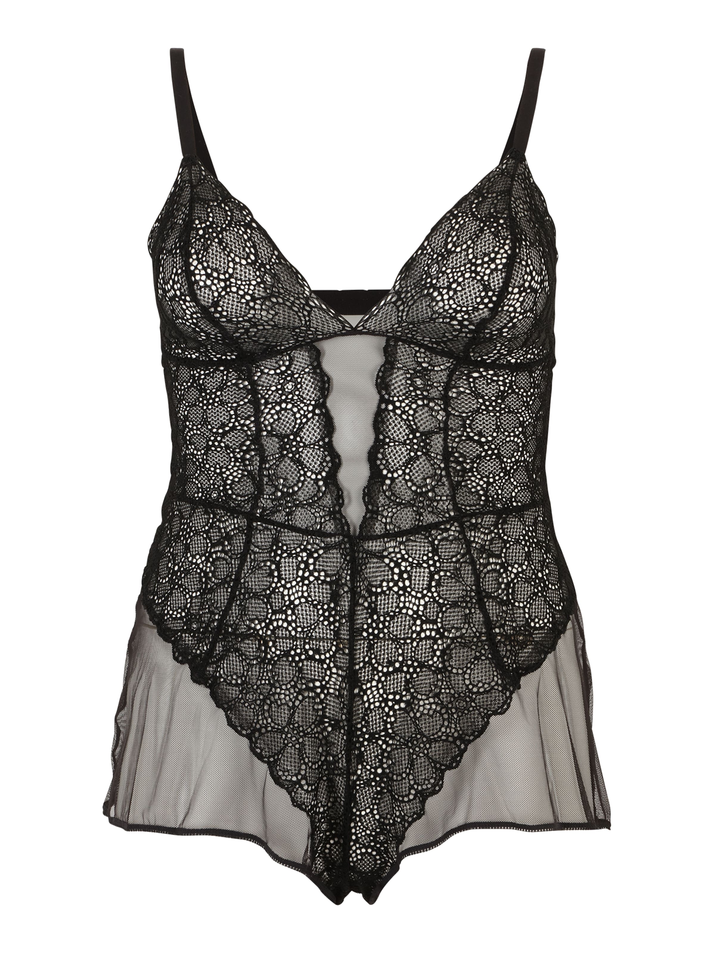 DKNY Intimates Bodysuit in Black: front