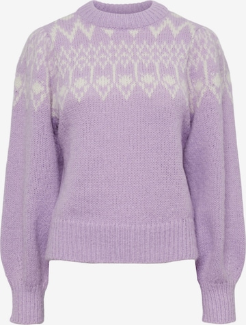 PIECES Pullover 'NYLA' i lilla: forside