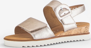 GABOR Sandals in Gold: front