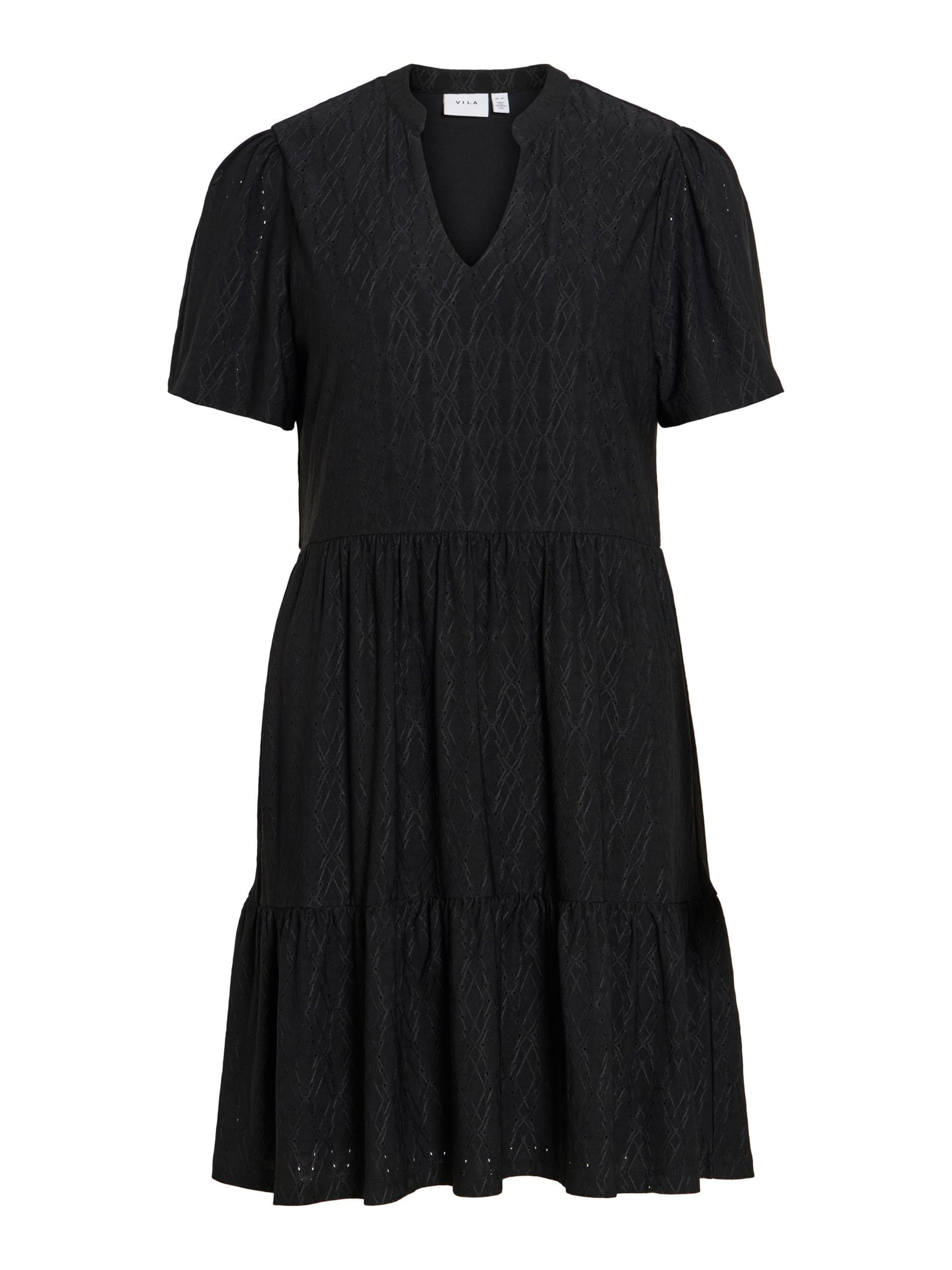 VILA - Vestido 'VIBelli' en negro: frente