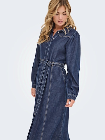 ONLY - Vestido camisero 'ONLJULIE' en azul