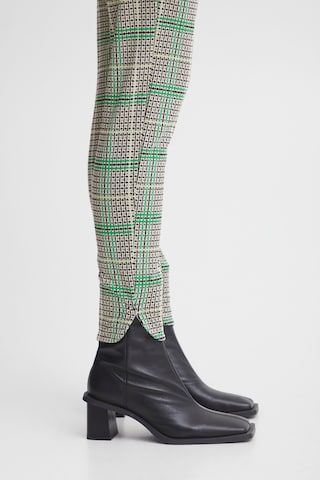ICHI Slim fit Trousers 'Ihkate Check' in Mixed colours