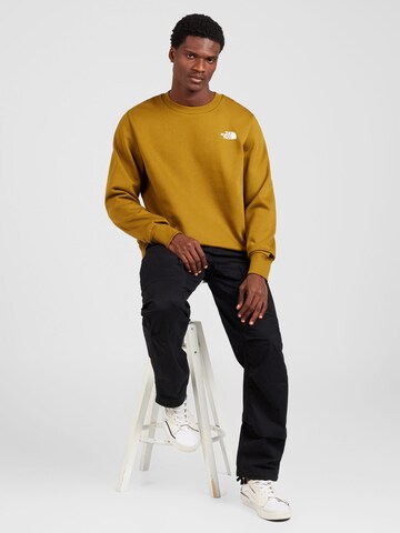 Sweat-shirt 'SIMPLE DOME' THE NORTH FACE en jaune