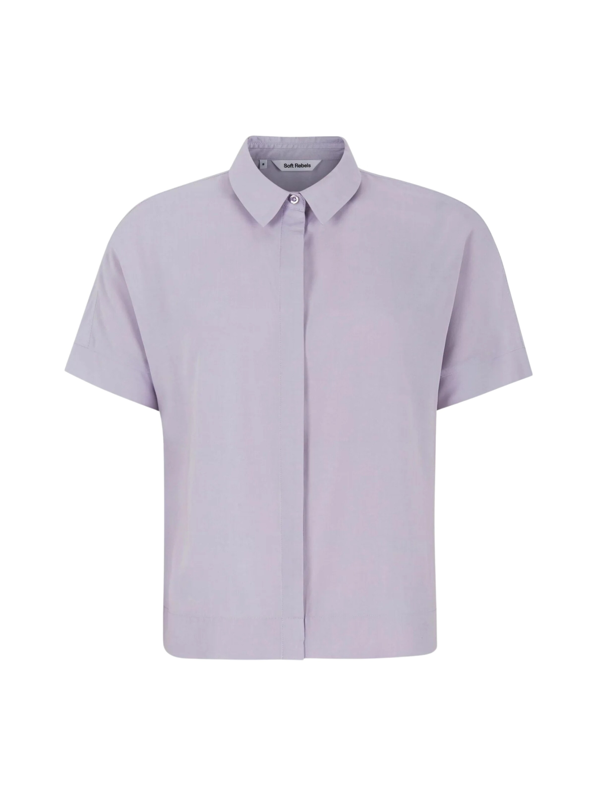 Soft Rebels Shirt ' SRFreedom ' in Lila: voorkant