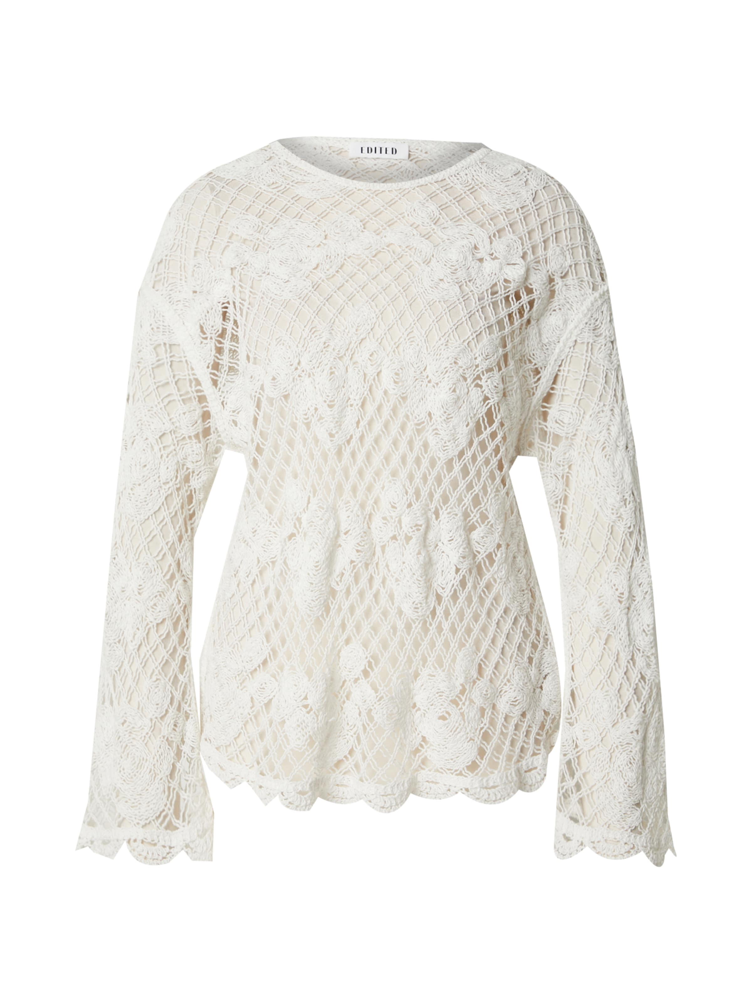 EDITED Sweater 'Luzia' in Beige: front