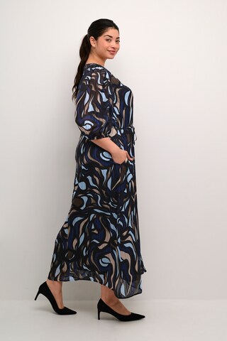 KAFFE CURVE Kleid in Blau