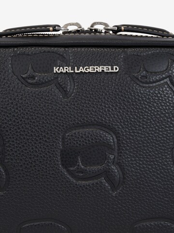 Borsa a tracolla 'Ikonik' di Karl Lagerfeld in nero