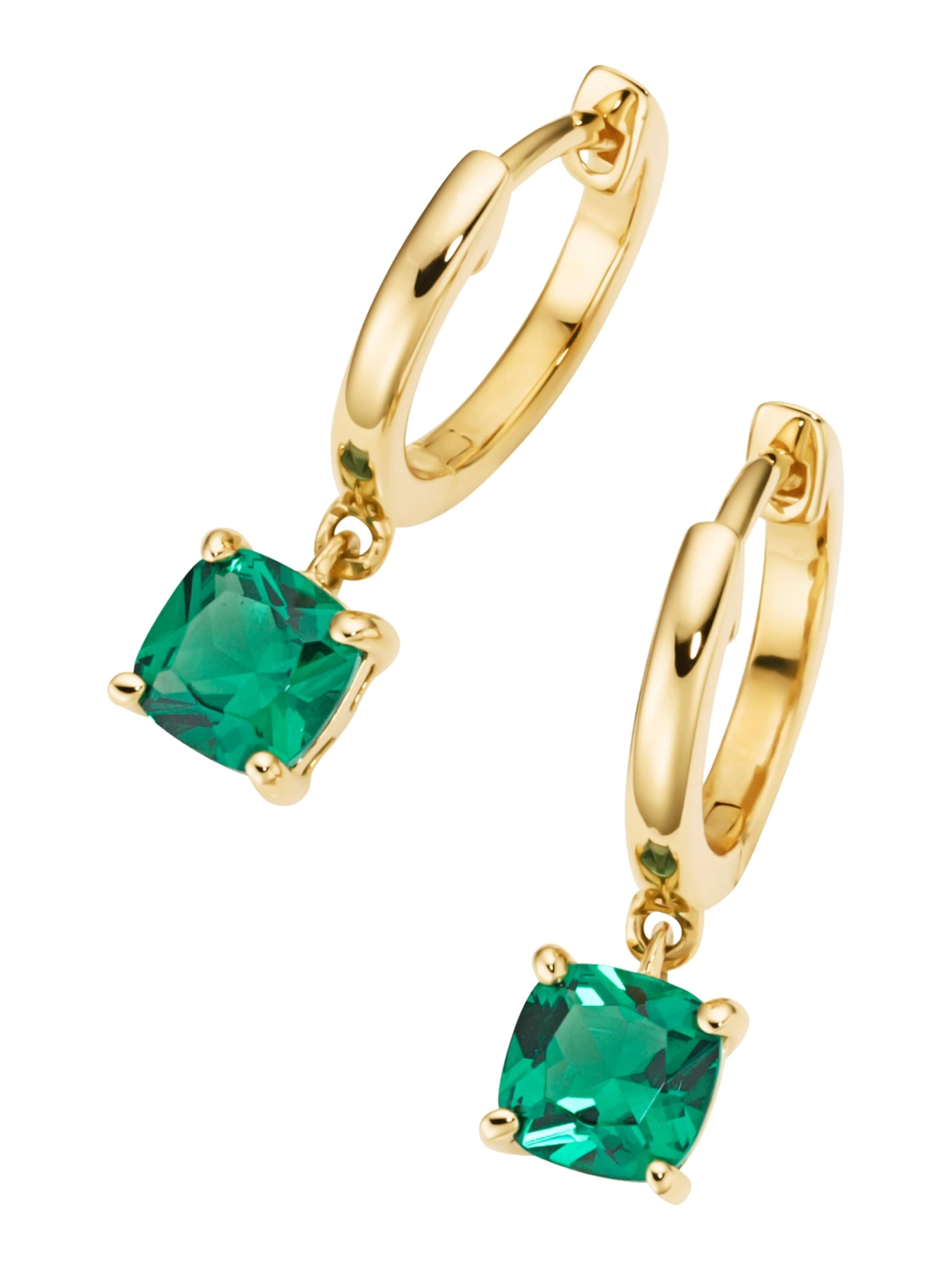 Orecchini di Smart Jewel in verde: frontale