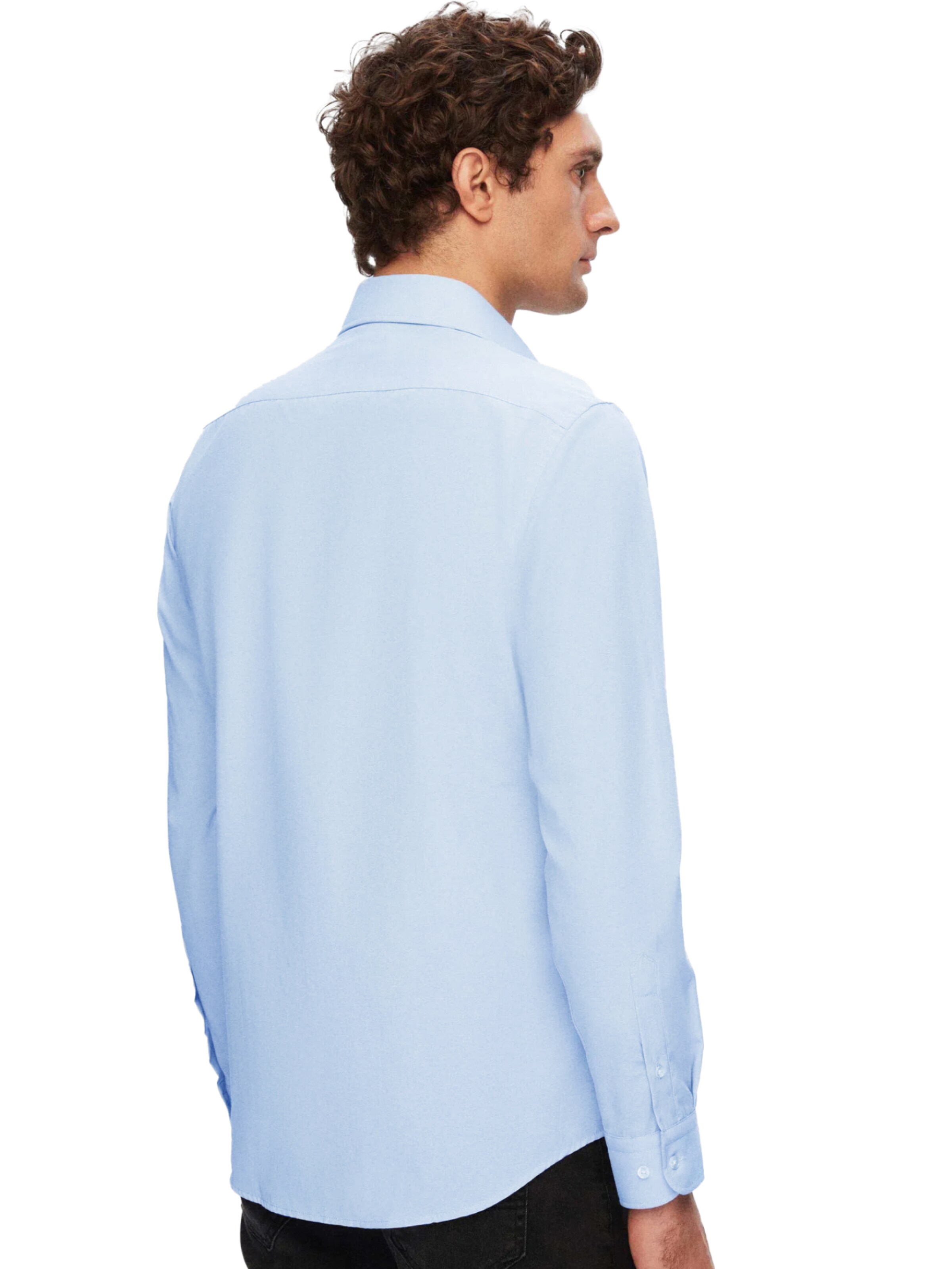 D’S Damat Regular fit Overhemd in Blauw