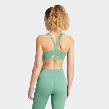 ADIDAS PERFORMANCE Bralette Sports bra 'Impact Luxe' in Green