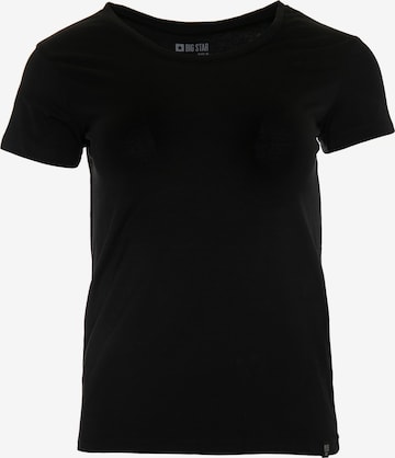 BIG STAR Shirt 'Supiclassica' in Zwart: voorkant