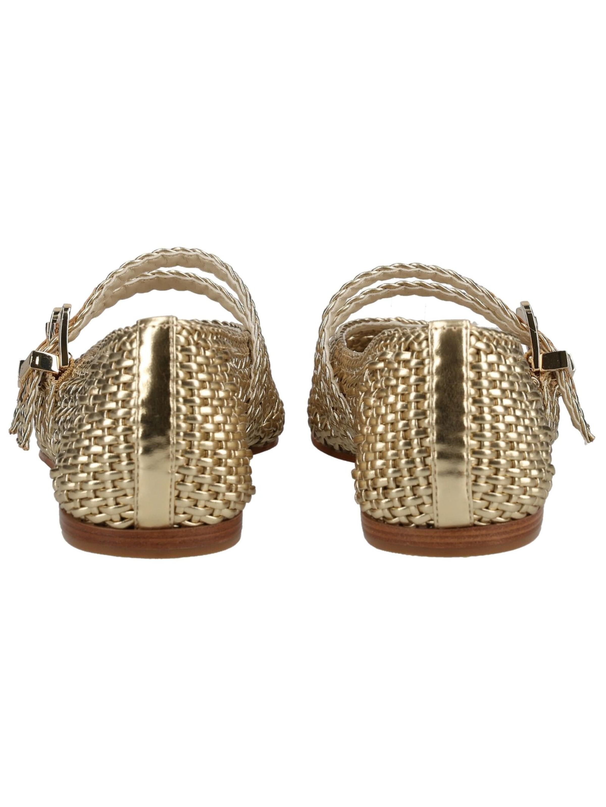 Dolce Vita Riemchenballerina in Gold