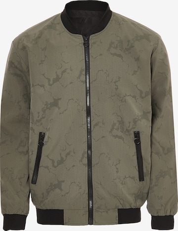 HOMEBASE Between-Season Jacket in Green: front