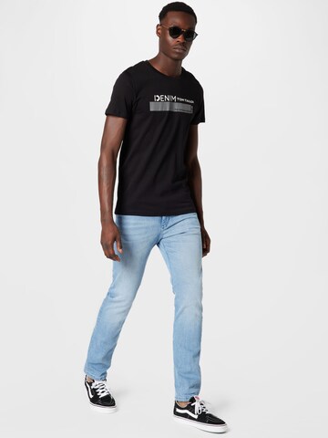 Tricou de la TOM TAILOR DENIM pe negru