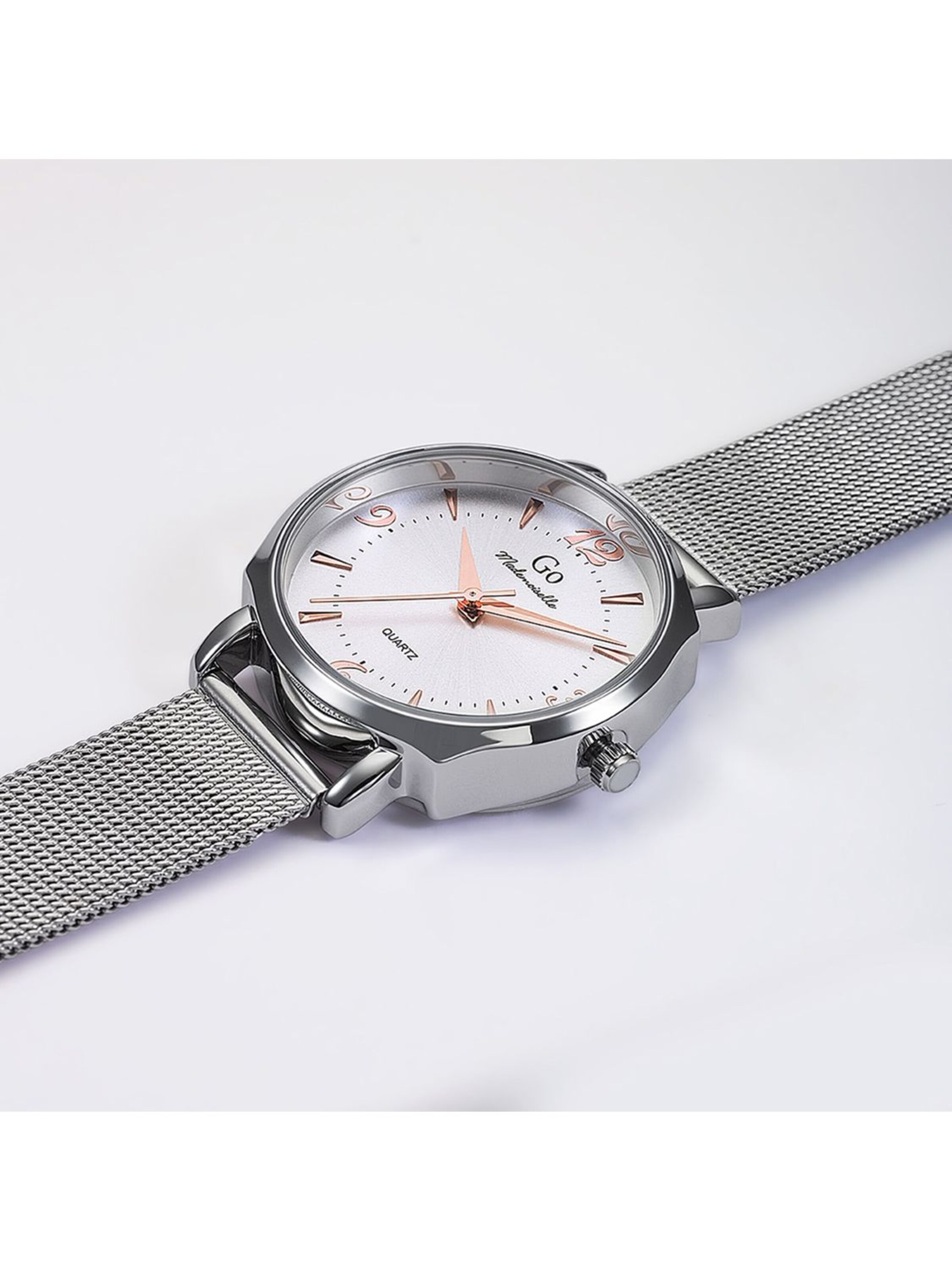 GO GirlOnly - Reloj analógico en plata
