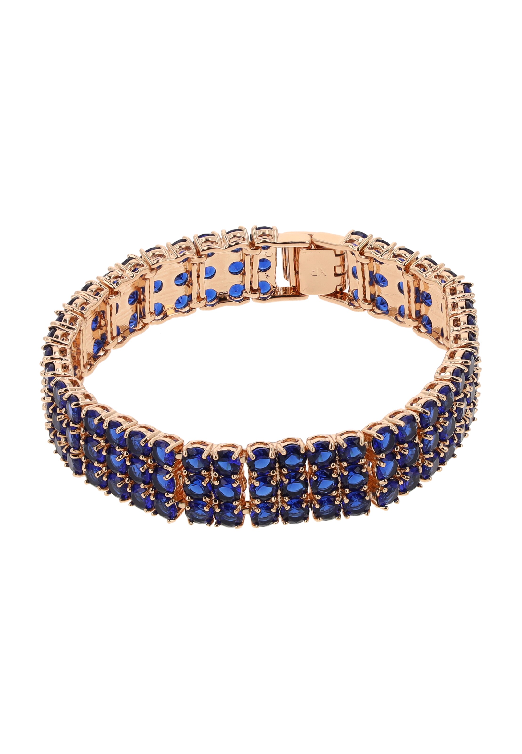 Gaya - Pulseira em azul: frente