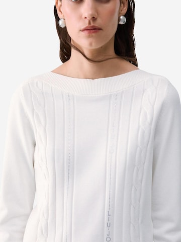 Liu Jo Pullover 'ECS MAGLIA CHIUSA TF6189 MS63L'‌‌‌‌‌‌‌‌ in Weiß