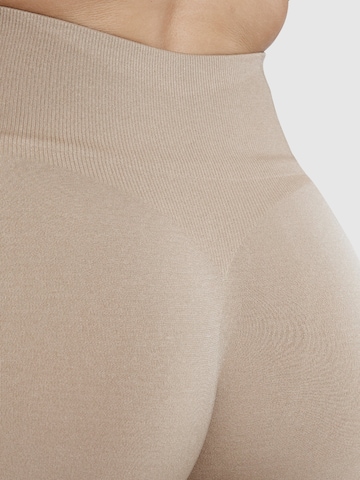 Coupe slim Leggings ' Layne ' Smilodox en marron