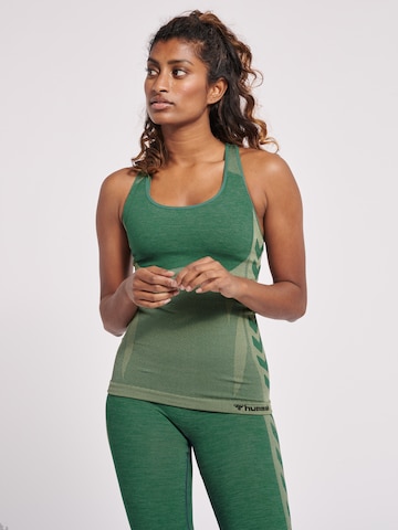 Hummel Sports Top in Green: front