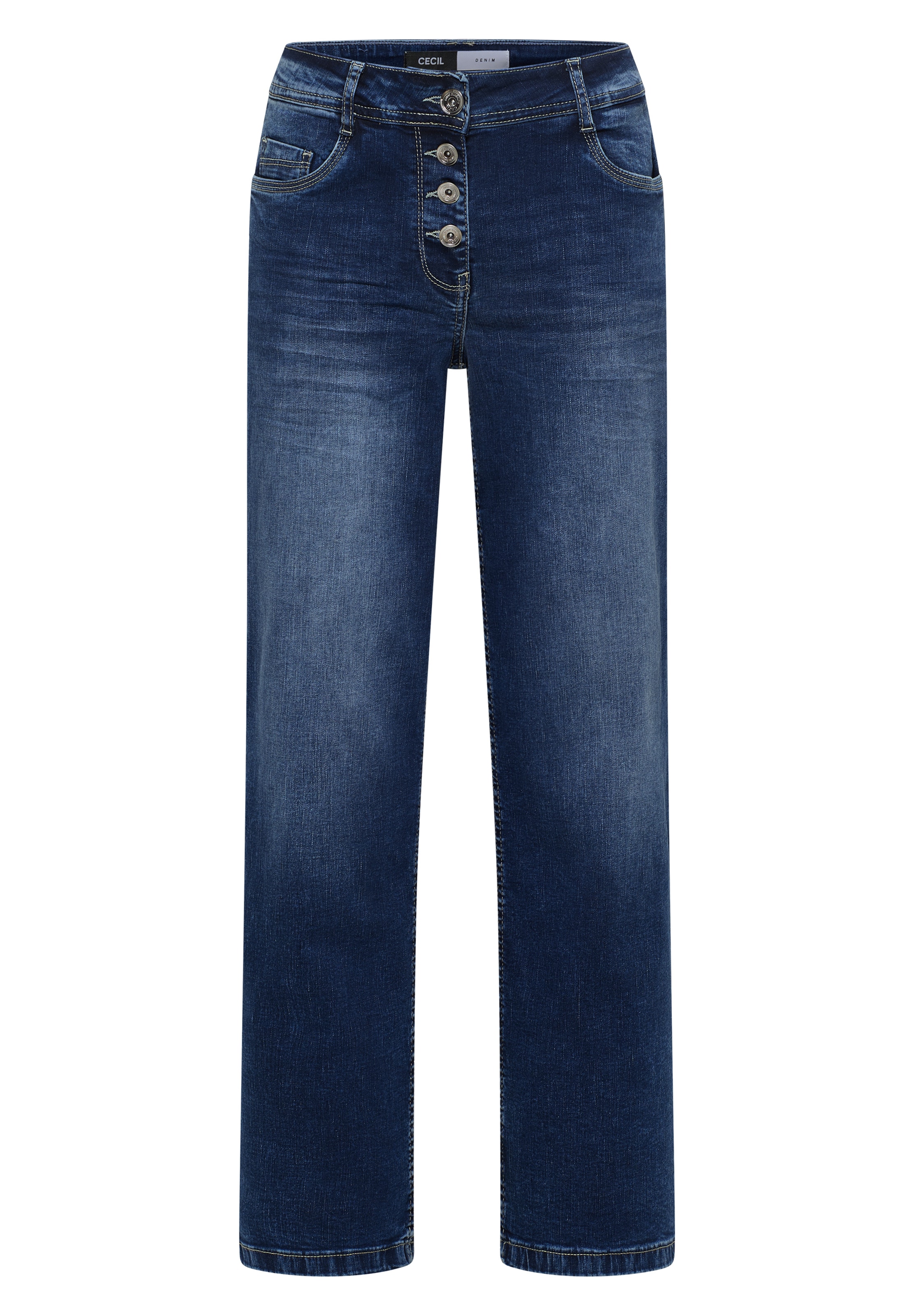 CECIL Regular Jeans in Blau: Vorderseite