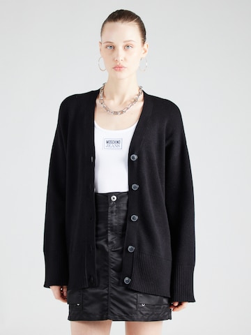 VERO MODA Knit Cardigan in Black: front