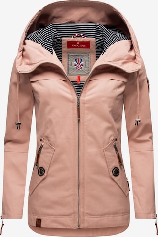 NAVAHOO Between-season jacket 'Wekoo' in Pink: front