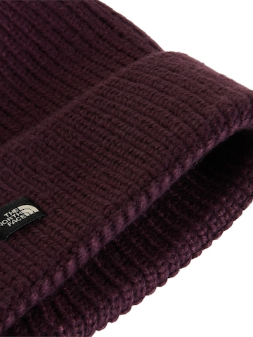 THE NORTH FACE Σκούφος 'TNF MINI LOGO BOX BEANIE' σε λιλά