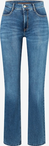 MAC Bootcut Jeans in Blauw: voorkant