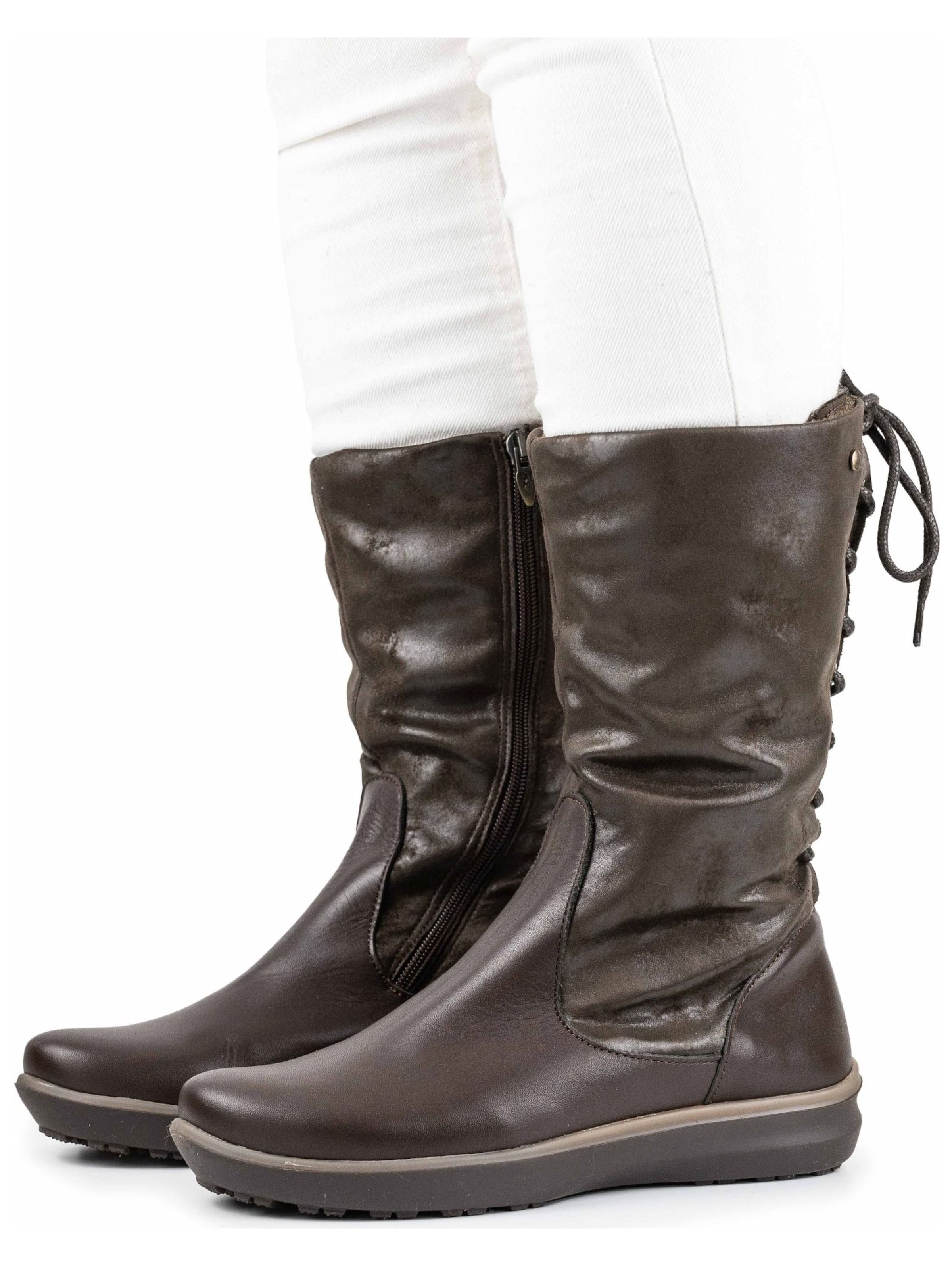Bottes Arcopedico en marron : devant
