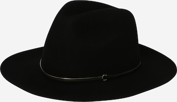 PIECES Hat 'NAVINE' in Black: front