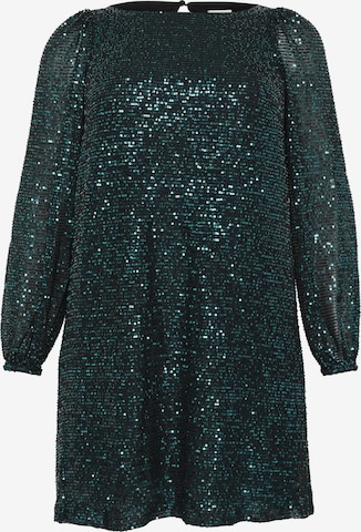 KAFFE CURVE Evening dress 'Laila' in Green: front