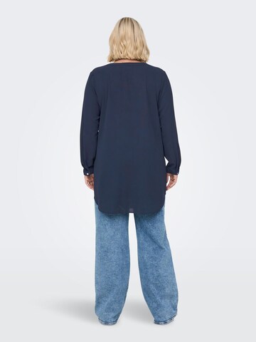 ONLY Carmakoma Blouse in Blauw