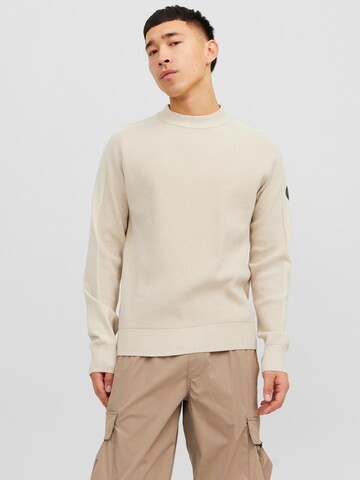 Pullover 'Filo' di JACK & JONES in beige: frontale