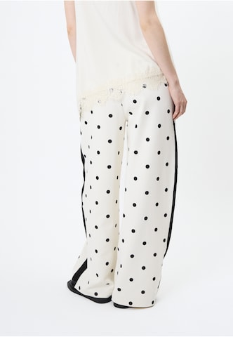 OH APRIL Wide Leg Hose 'Kael' in Weiß