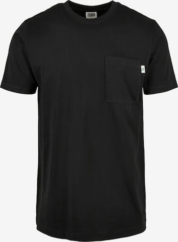 Urban Classics Shirt in Zwart: voorkant