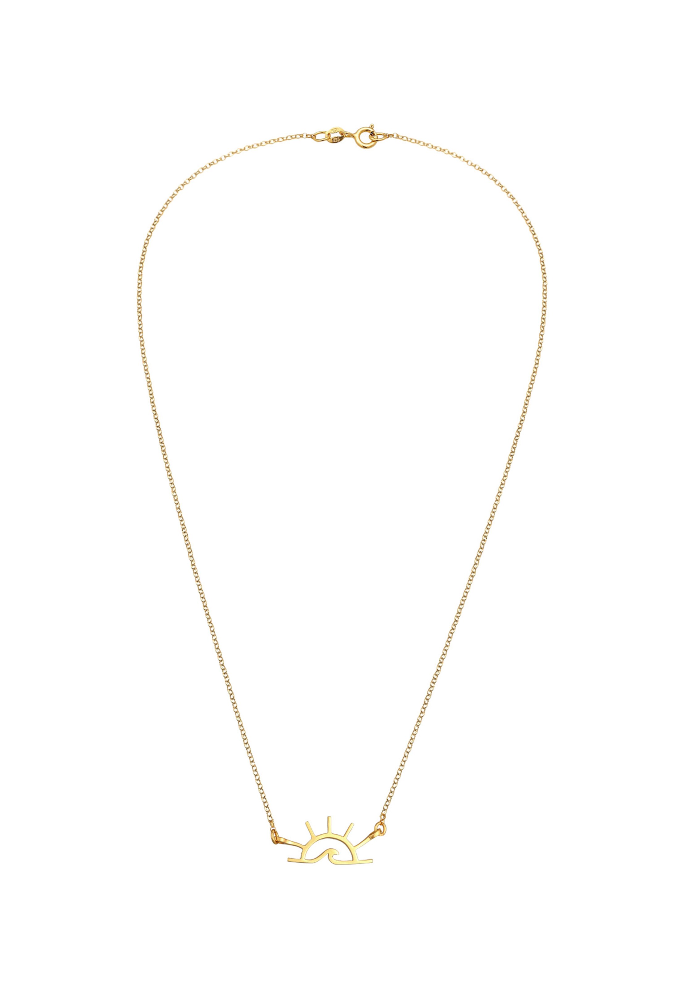 Chaîne ELLI en or : devant
