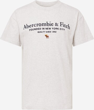 Tricou de la Abercrombie & Fitch pe gri: față