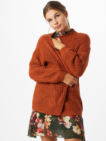 Cardigan ONLY en marron : devant