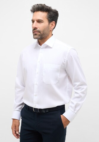 ETERNA Comfort fit Button Up Shirt in White: front