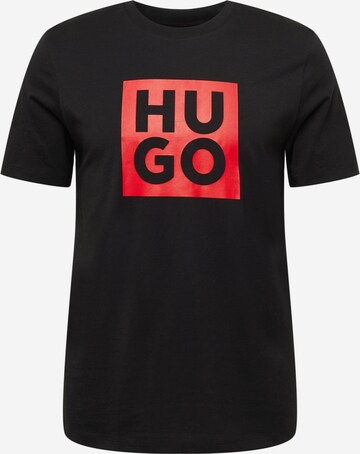 HUGO Shirt 'Daltor' in Black: front