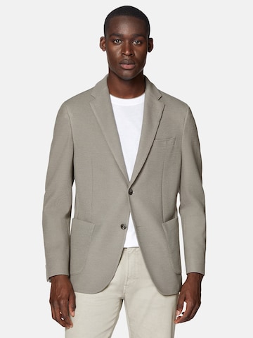 Boggi Milano Slim fit Blazer in Grey: front