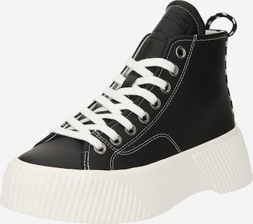 Tommy Jeans Platform trainers in Black: front