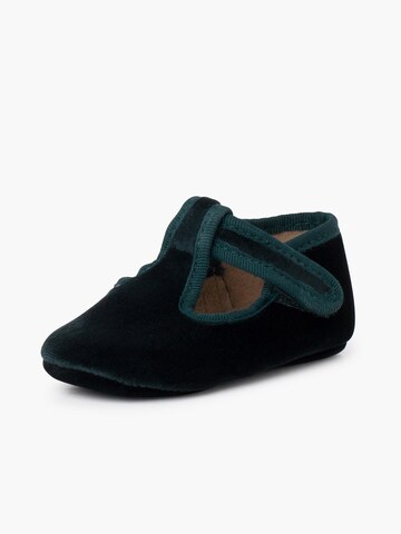 Pisamonas - Zapatos primeros pasos en verde: frente