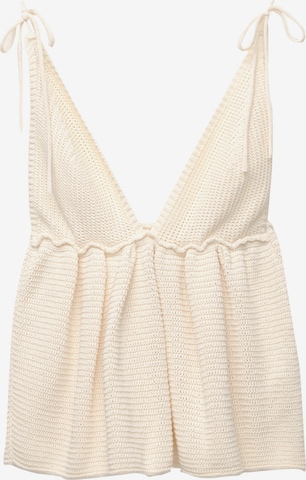 Pull&BearTop s naramenicama - bež boja: prednji dio