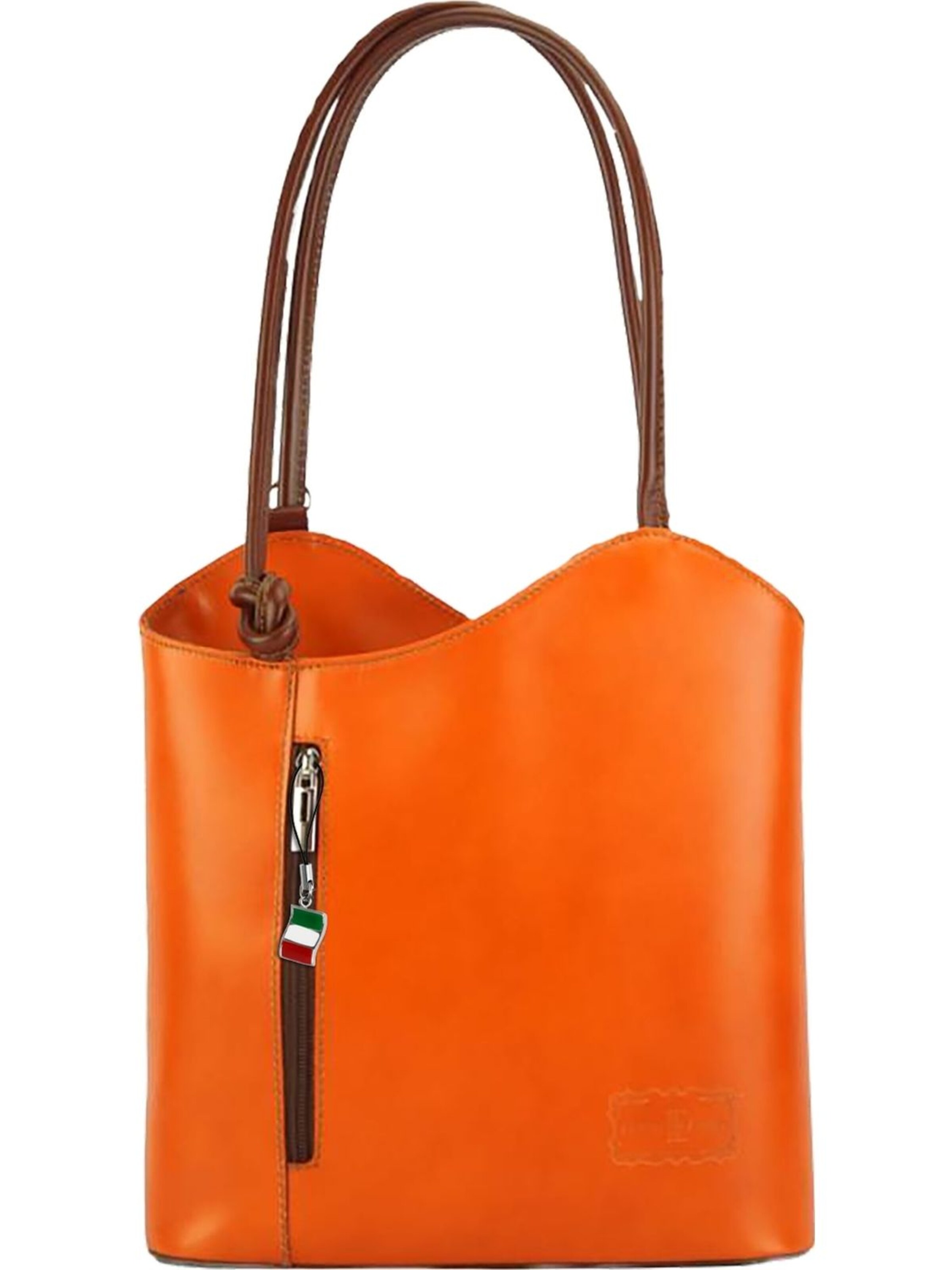 Florence Shoulder bag in Orange: front