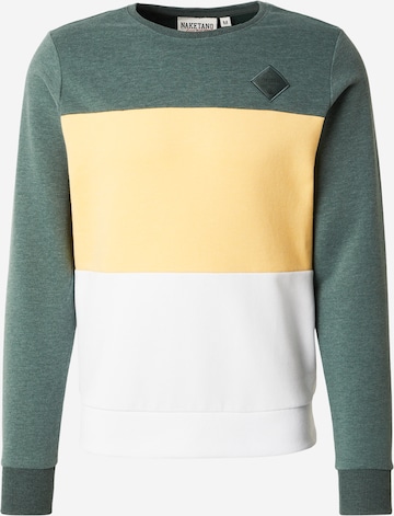 naketanoSweater majica - zelena boja: prednji dio