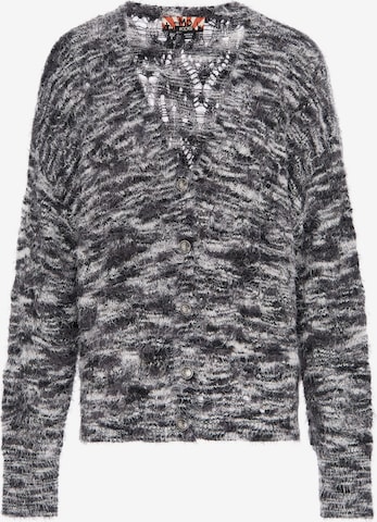 Cardigan myMo ROCKS en noir : devant