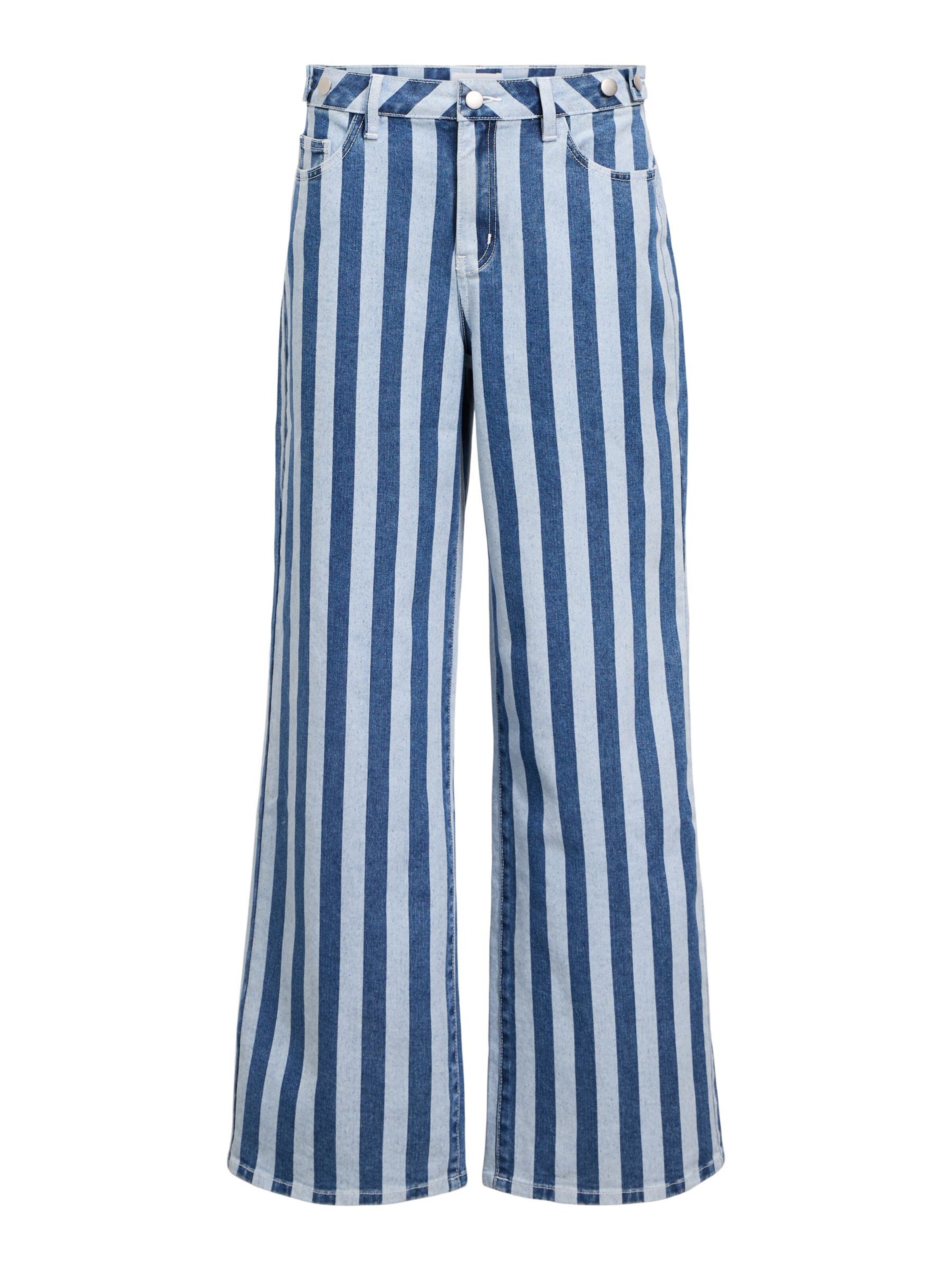 Wide leg Jeans 'OBJRio' di OBJECT in blu: frontale